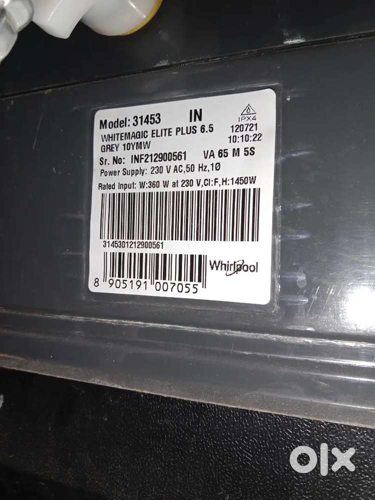 Whirlpool6.5Kg Fully Automatic Top Load Washing Machine InBuiltHeater