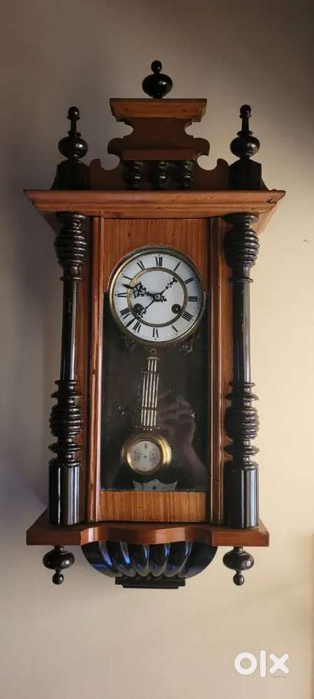 Rare Vintage Antique Germany made Enamel dial clock for sale