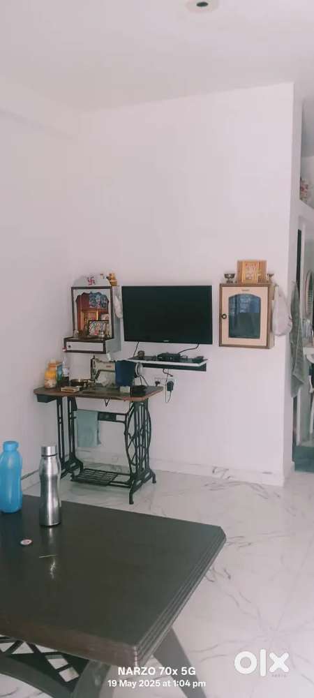 2 BHK semi furnished flat for rent