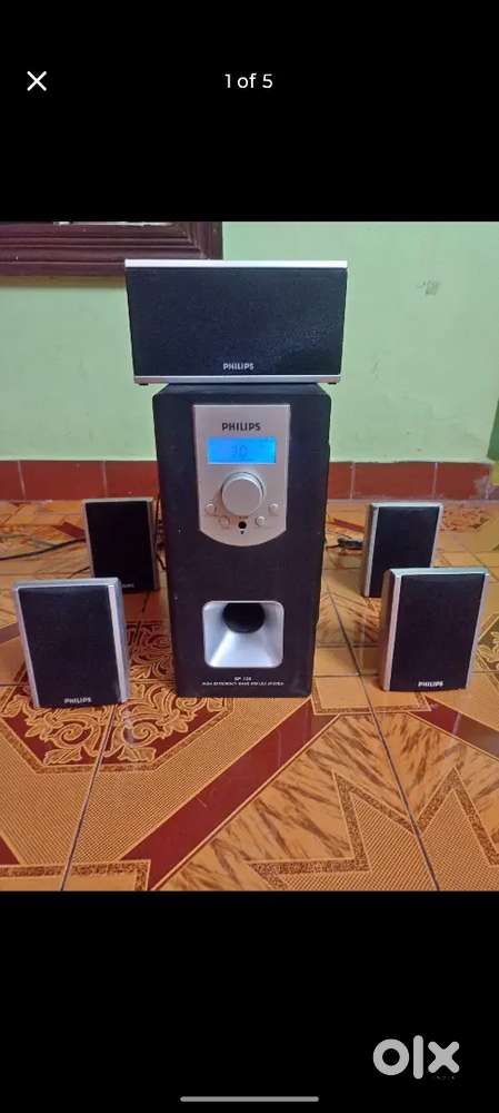 Philips SP120 model home theatre with remote excellent condition