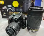Nikon D3400 with 18-55 and 70-300