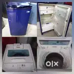 I'd78 combo single door fridge with top load washing machine