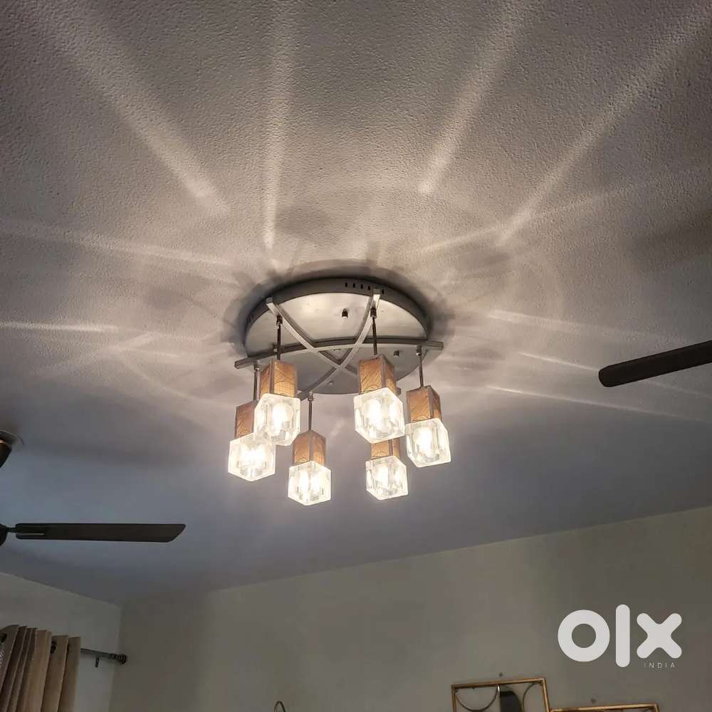 Ceiling light with 1 wall light