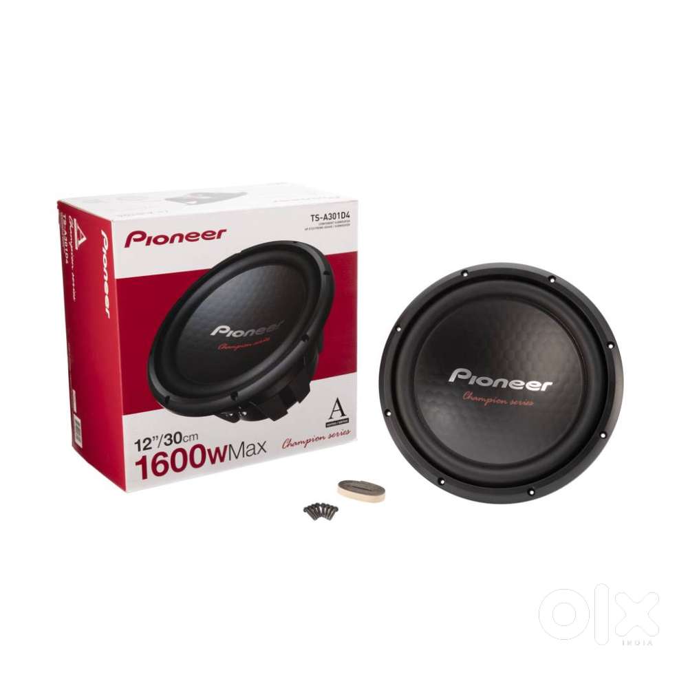 Pioneer car subwoofer 1600 w and 500w rms bill box avalable