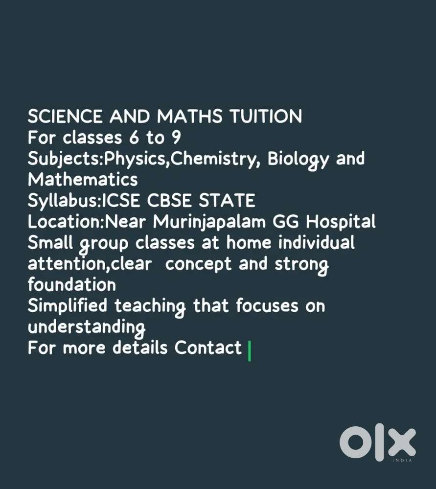 Science and Maths Tuition
