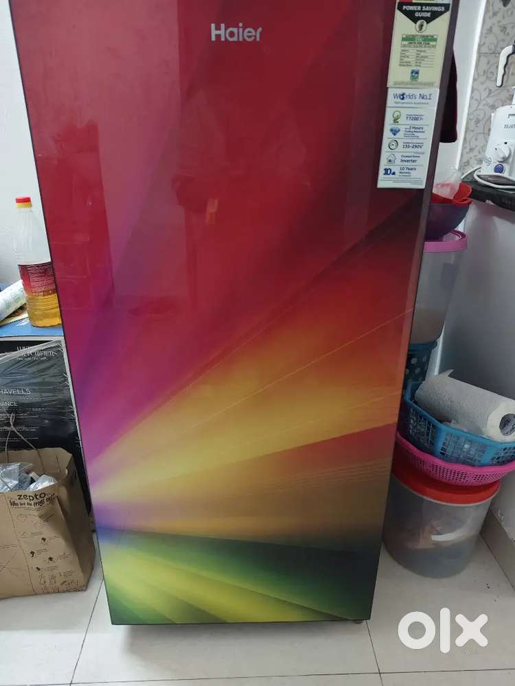 Single door Haier refrigerator