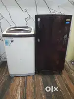 Videocon washing machine & godrej flower model refrigerator available*