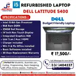 SALE SALE SALE! Dell Latitude 5400 i5-8th Gen Business Class Laptop