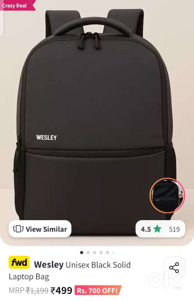 Wesly laptop bag.. Fitness