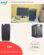 New Offer Sales  Desktop Laptop Sales & Service  Full Set  CPU  Monito