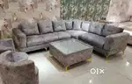L shape sofa set with designing look and comfortable sitting