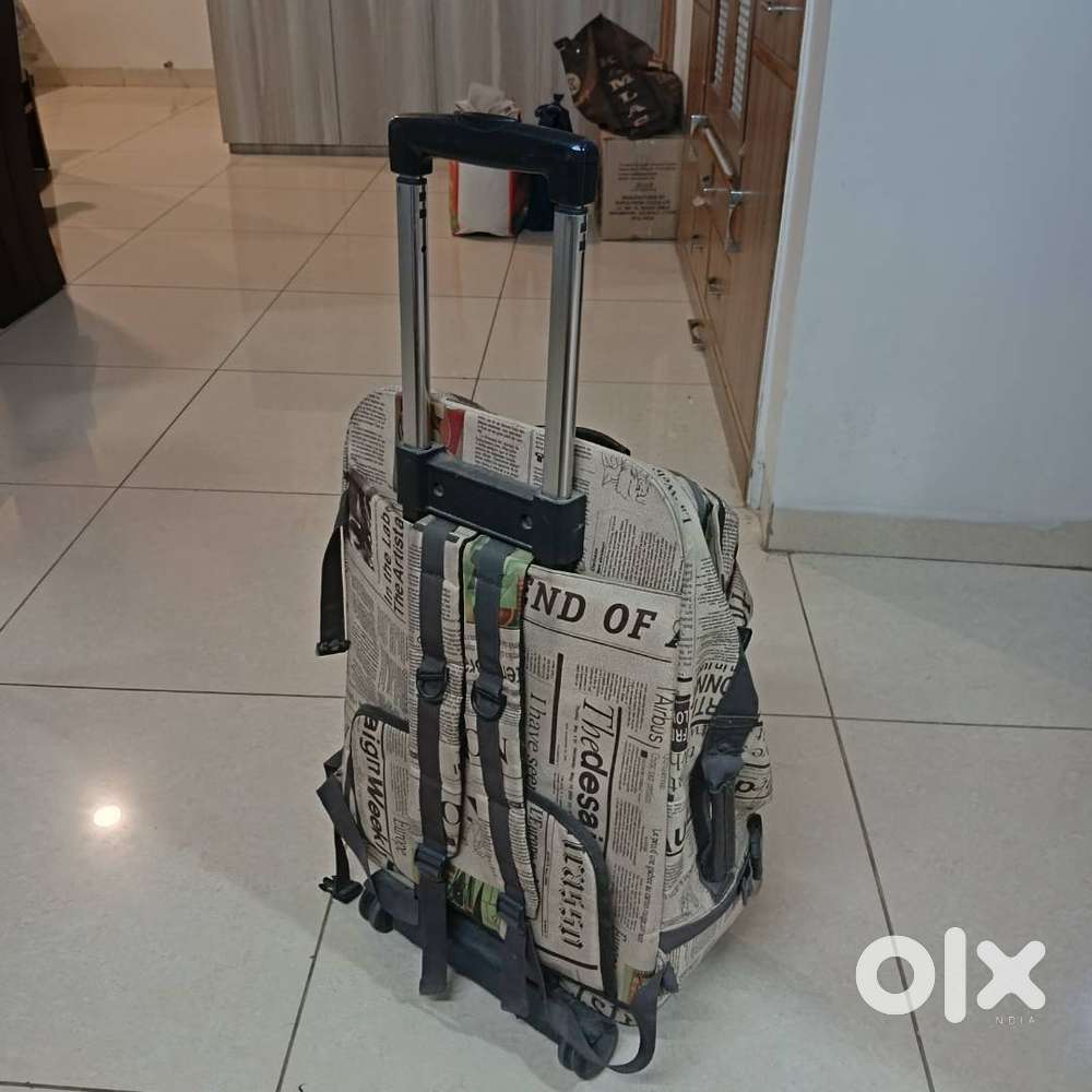 Designer Suitcase with backpack