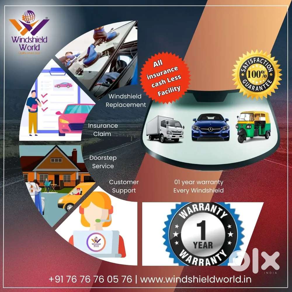 Windshield replacement technician