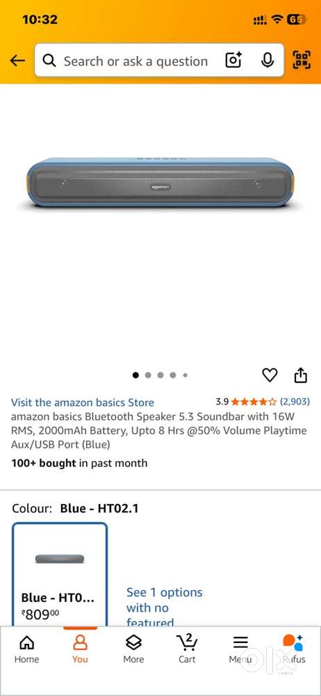 Amazon basic Seal pack speaker