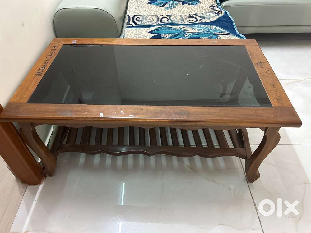 Center table -01 no and sofa single seater -02 nos