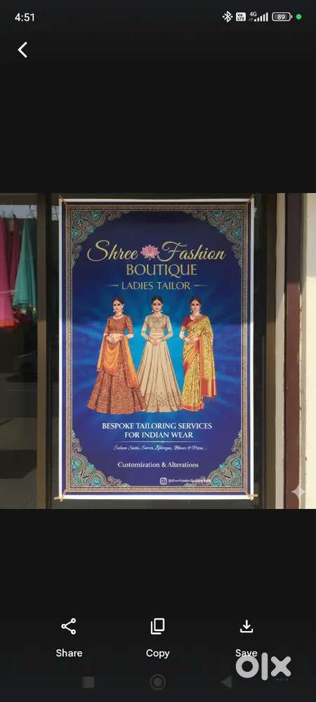 Need Tailor Master for ladies clothes