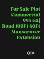 For Sale Commercial Corner plot 995 Gaj Road 100Ft