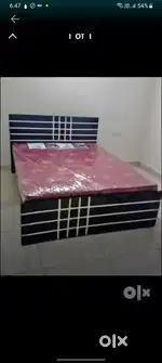 New Queen size Without storage bed With mattress in wholesale price