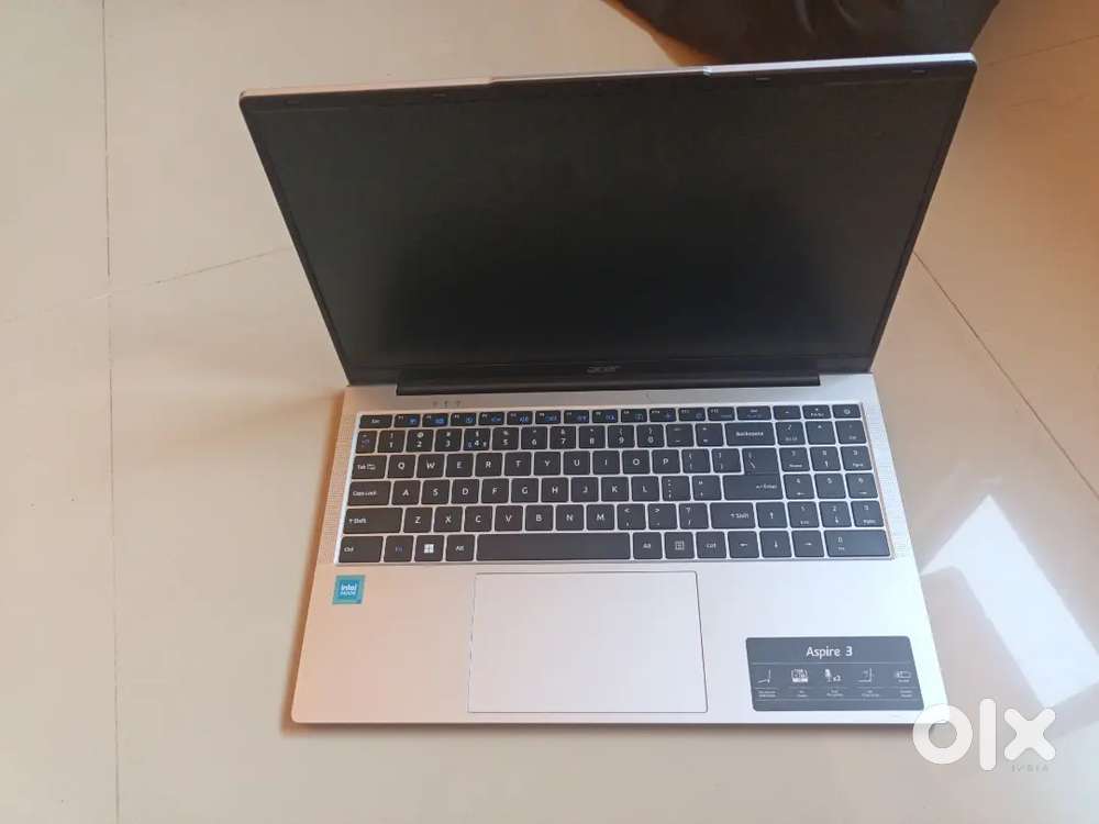 Acer laptop computer silver colour