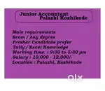 Junior Accountant - Palazhi Kozhikode