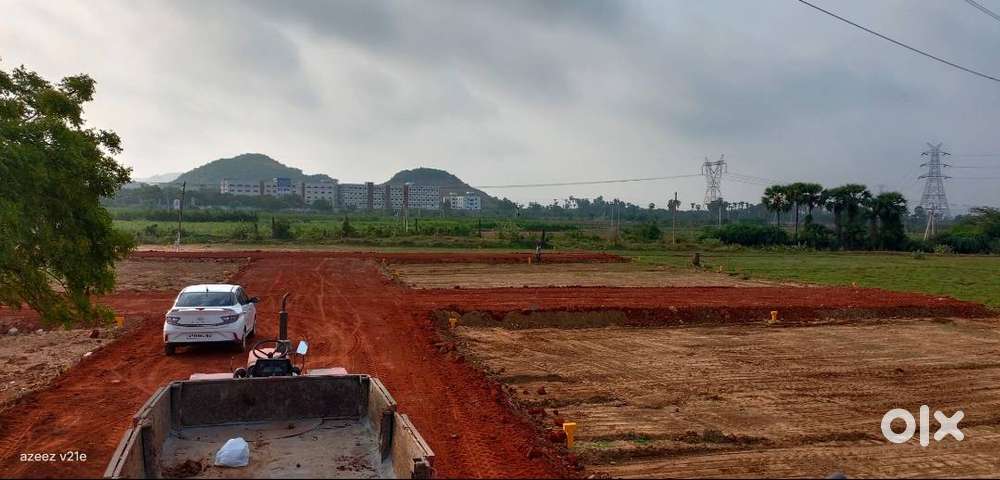 low budget open plots NDRF Road vijayawada