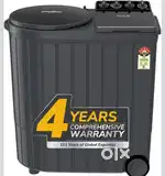 Whirlpool washing machine semi automatic with warranty card