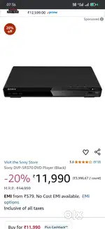 Sony dvd player
