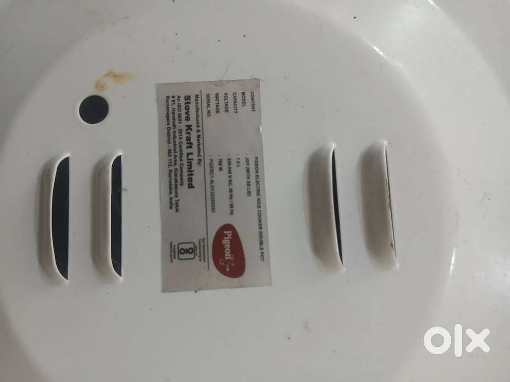 Electrical rice cooker 1.8 liters, with two bowls