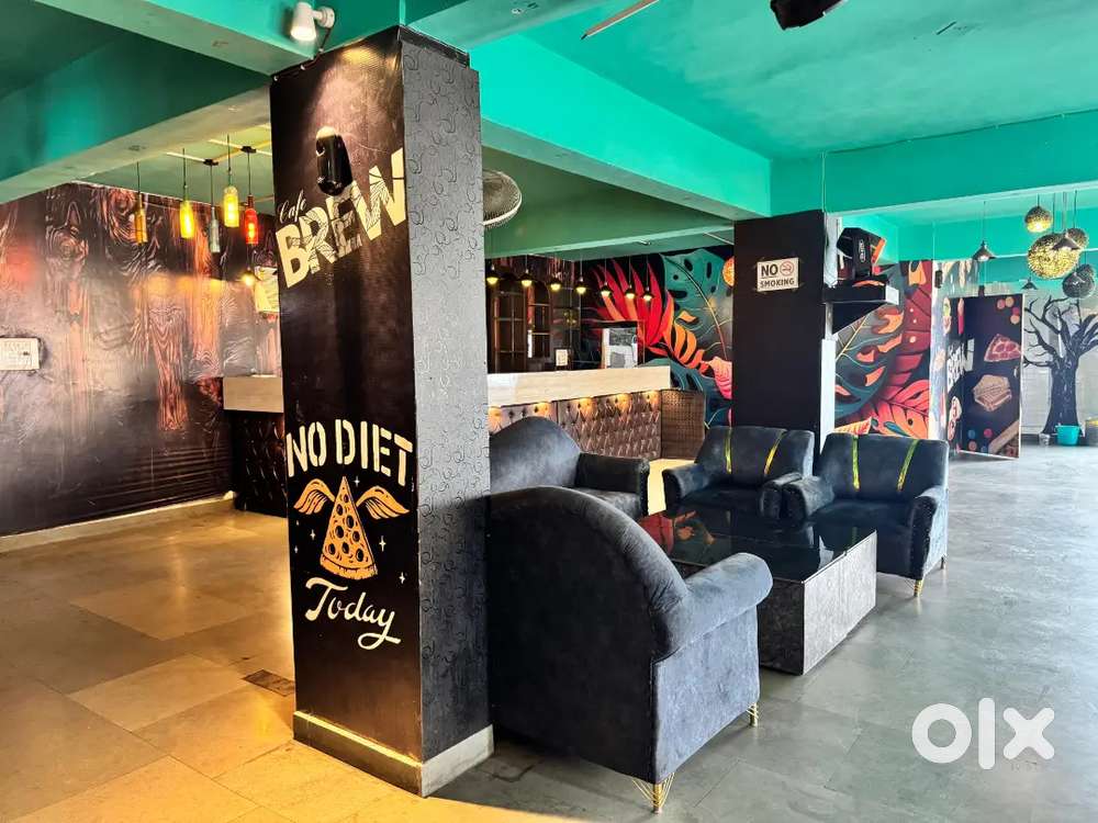 Running cafe for Rent in prime location-Fully Furnished & Operational