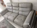 Durian Leather 3 Seater Sofa