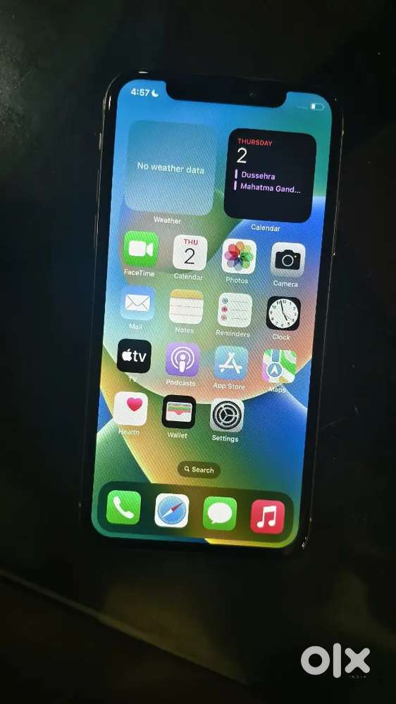 i phone x with very good condition not any problem 100% battery