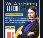 We are looking for telecaller with good