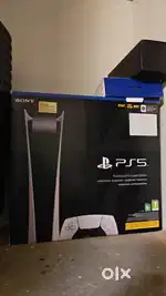 Ps5 Digital 1TB with Steering wheel, Gear Shifter and Pedal