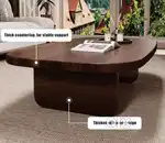 2x4 Sheesham Wood Oval Centre Coffee Table for Living Room