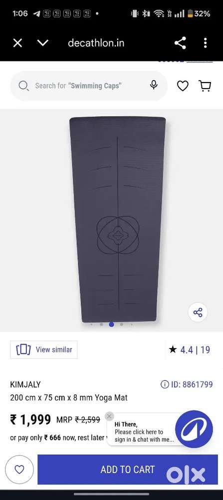 Decathlon yoga mat