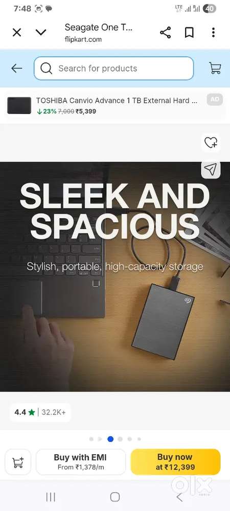 External hdd Seagate
