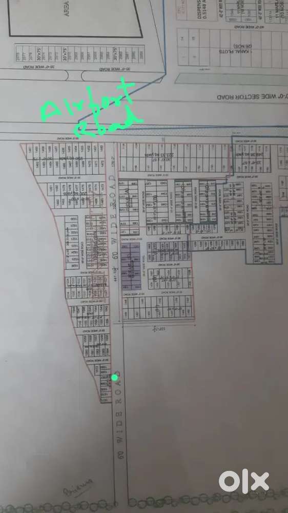 For sale 5.5marla plot near airport road mohali