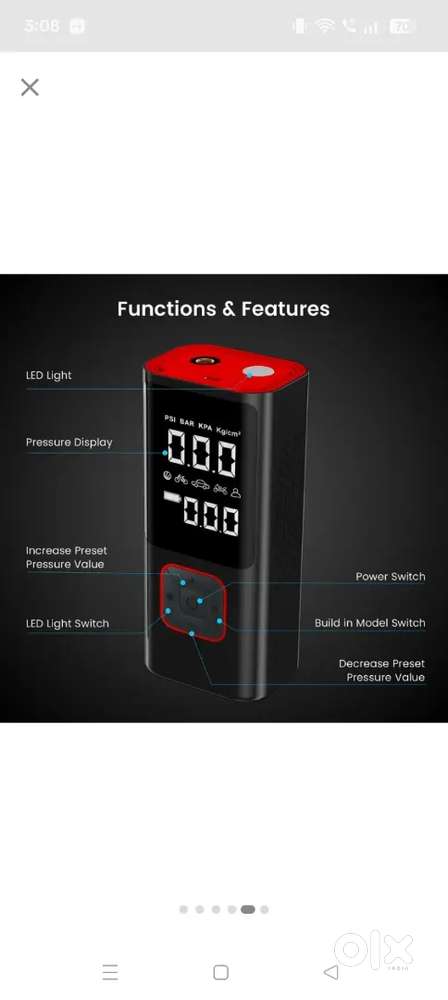 Tyre air pump
