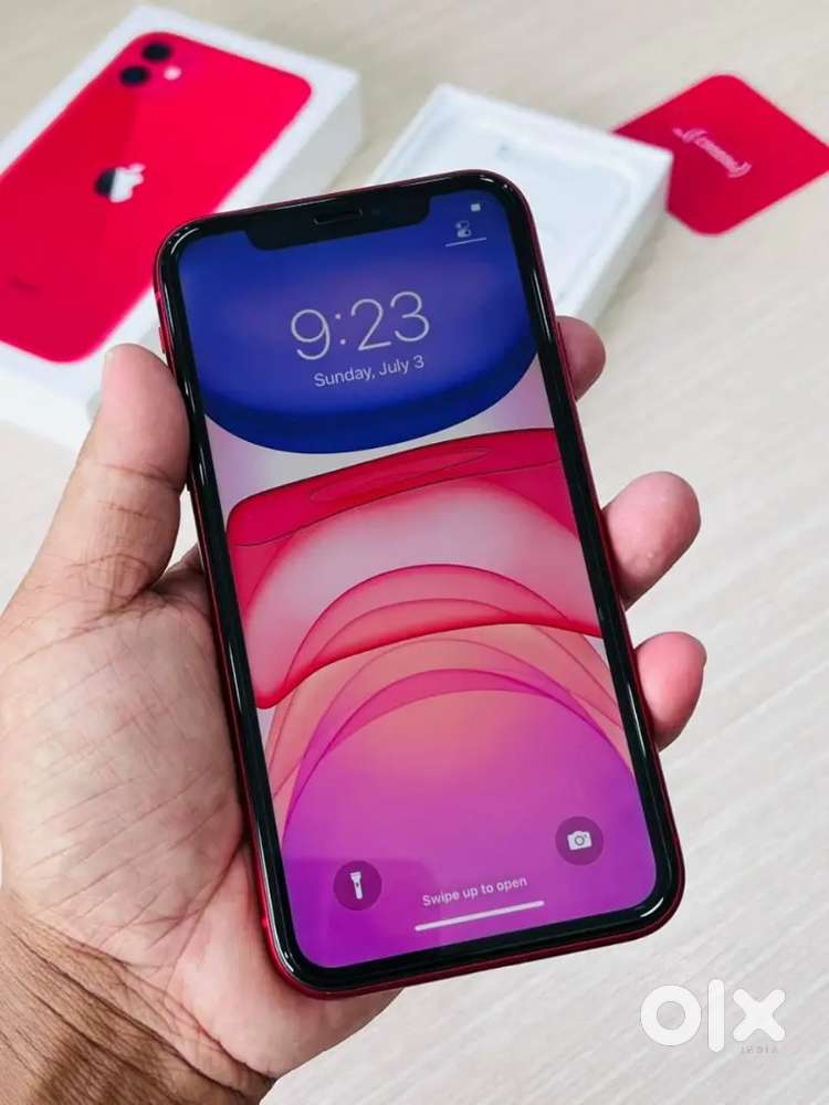 Apple iPhone 11 4g ( 128gb 4gb ram) 100% battery face I'd wrkng box av