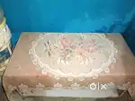 Iron structure with wooden bed with mattress (strong)
