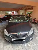 Black Skoda Rapid