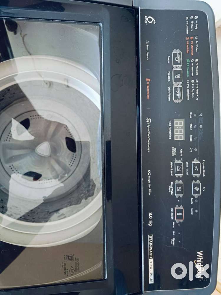Whirlpool 8 Kg Fully Automatic Top Load Washing Machine with Heater