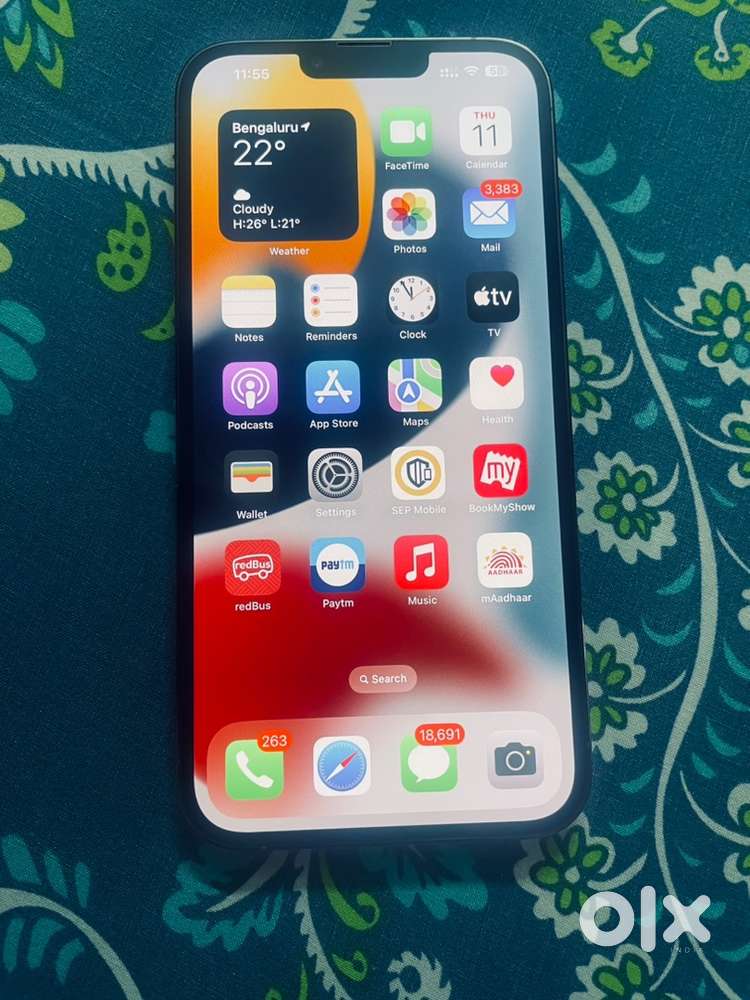 Used Iphone 13 pro max including 12 W Fast Charger