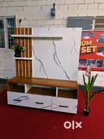 New wooden tv unit with 2 years warranty special discounted price