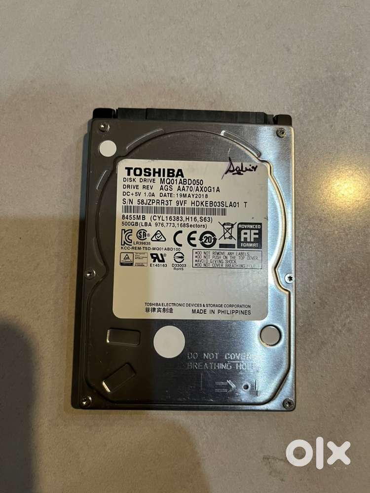TOSHIBA Disk Drive 500 GB Hard disk