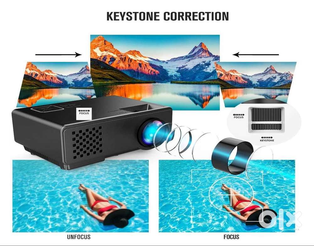 FHD Led Multimedia portable smart projector for Mini Home Cinema