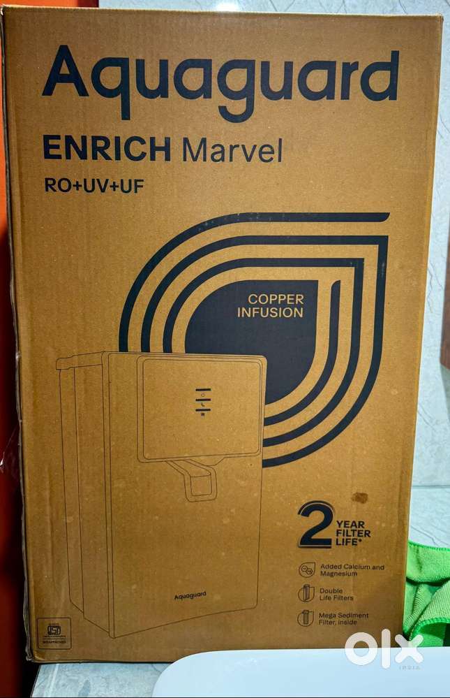 Aquaguard Enrich Marvel 2X RO+UV+UF Copper 2 Year Filter Life