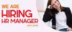 Urgent hiring hr manager only female candidate