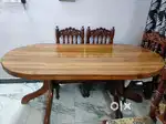 Dinning table with six chairs