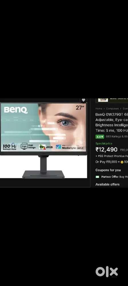 benqgw2790t brand new